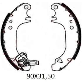 Resim Peugeot 205- 85/94 Arka Fren Pabucu 90x31,50 Bramax 