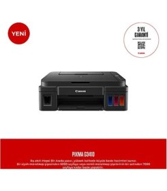 Resim Canon Pıxma G3410 Tanklı Çok Fonksiyonlu Wifi Yazıcı 