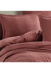 Resim Clasy Ranforce Tek Kişilik Nevresim Takımı Unita Kiremit 