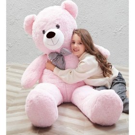 Resim Sole 130 cm Papyonlu Dev Boy Peluş Ayı 