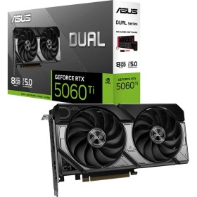 Resim Asus DUAL-RTX5060TI-8G-NVIDIA-GEFORCE-RTX 5060 Tı-8g-8gb GDDR7-128BIT--HDMI-3XDP-DLSS4 Ekran Kartı 