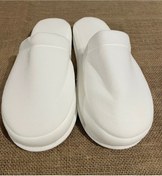 Resim PRİVATE Çift Kat Polyester Havlu Süslenebilir Lohusa Terliği Kalın Sünger Taban Otel Banyo Terlik 