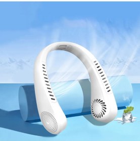 Resim Fogy Boyun Askılı Taşınabilir Kablosuz Şarjlı Mini Boyun Fanı Vantilatör 2000mah Yeni Nesil Fan Soğutucu 