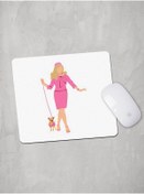 Resim Panorama Ajans Pink Girl Mouse Pad 