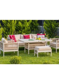 Resim Lyon Oturma Grubu Krem 