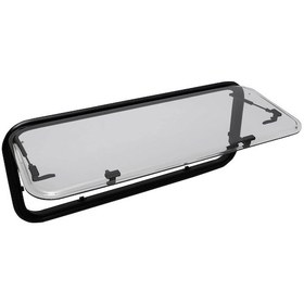 Resim Babarvy 110x45cm 90 Amortisörlü Karavan Camı / Pencere Siyah 