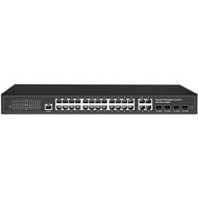 Resim Genel Markalar 24 PORT FULL GIGABIT MANAGED SWITCH +4GE+ 4 SFP SLOTS 