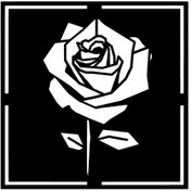 Resim Genel Markalar Geometrik Gül Sticker 30 X 30 Cm 