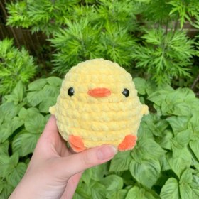 Resim Modinova Amigurumi Yumoş Civciv Oyuncak (1ADET) 