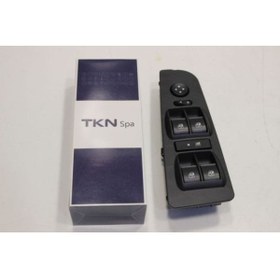 Resim ünlü oto Fiat Linea Sol Ön Cam Anahtarı Dörtlü Otomatik Düğme Kumanda Paneli 