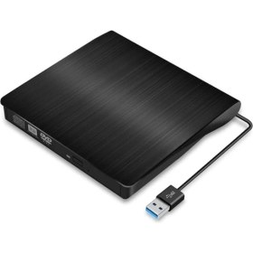 Resim Harici DVD Rw External Taşınabilir Ultra Ince USB 3.0 CD DVD Yazıcı Okuyucu 
