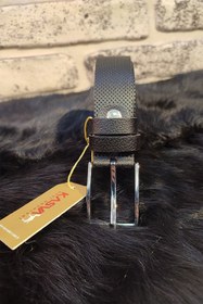 Resim KASVA DERİ 3 Cm Orijinal Manda Derisi Desenli Çocuk Kemeri 