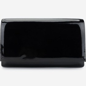 Resim Valmenti Kadın Vegan Siyah Rugan Abiye Çanta 1083 0018 Bn Cnt Y25 Sıyah Rgn Siyah Rugan 