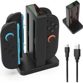 Resim Ecovibe Switch 2 Için Joycon Şarj Istasyonu 