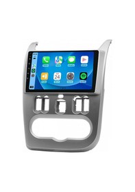 Resim Dacia Logan Araç Multimedya Android Ekran Carplay Navigasyon Double Teyp 2+32 9" 09-12 Silver Blueway 