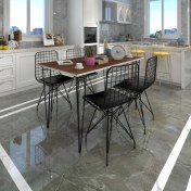 Resim Kenz Life Knsz Masa Sandalye Takımı HEM75MAZLUM Cvzsyh 100*070 4 Sandalye Syhsyh 