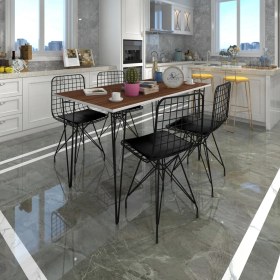 Resim Kenz Life Knsz Masa Sandalye Takımı HEM75MAZLUM Cvzsyh 100*070 4 Sandalye Syhsyh 