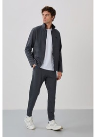 Resim Tommy Life Carlos Antrasit Melanj Standart Kalıp Erkek Eşofman Takım - 85209 Antrasit - Melanj Antrasit Melanj 