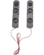 Resim 2 Adet 10w Uzun Kutu Tam Aralıklı Subwoofer Hoparlör Diyafram Hoparlörler 
