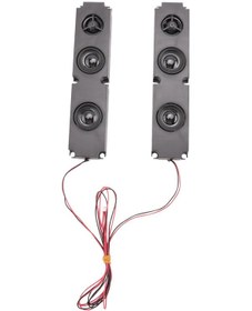Resim 2 Adet 10w Uzun Kutu Tam Aralıklı Subwoofer Hoparlör Diyafram Hoparlörler 