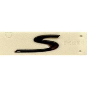 Resim EDEXPORT PORSCHE Uyumlu YAZI S 3.5*6.8 cm KIRMIZI 