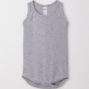 Resim Breeze Erkek Bebek Çıtçıtlı Atlet Zıbın Body Jakarlı 9 Ay-3 Yaş, Gri Melanj Gri Melanj 