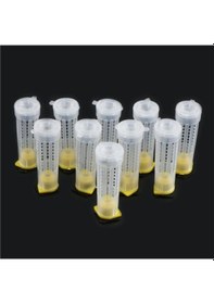 Resim Zcjb 1992 10 Adet Arıcılık Yetiştirme Fincan Kiti Arı Kraliçe Kafesleri Rulo Arıcı Ekipmanları Aracı Güneş Işığı Süper Mağaza -117447 