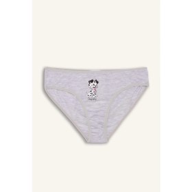 Resim DeFacto Desenli Penye 3'lü Slip Külot Kız Çocuk H5945A826SM 