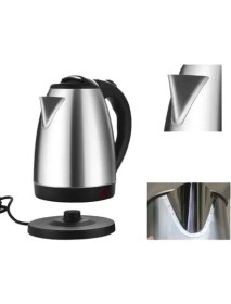 Resim TKÇ Su Isıtıcı 220 - 240 V Paslanmaz Çelik Kettle Uzun Ömürlü 2000 Watt 