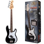 Resim SX SB2-SK-34-BK 3/4 Bas Gitar Seti (Siyah) 