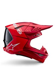 Resim Alpinestars SM10 Flood Off-Road Kaskı Kırmızı 