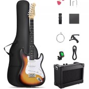 Resim Donner DST-80 ST Elektro Gitar Seti (Sunburst) 