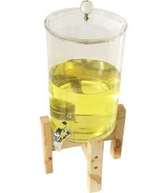 Resim Cam Sebil, Damacana, Şerbetlik, Limonatalık, Musluklu 10 Lt. Şeffaf 