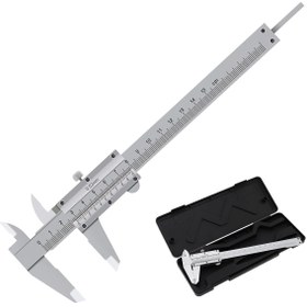 Resim VIKTEC 150 mm Mekanik Kumpas (0,02mm Hassasiyet ) Plastik Kutulu 