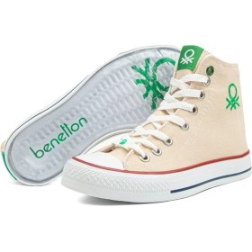 Resim Benetton Kadın Krem Günlük Spor Ayakkabı - BN-30628-02 