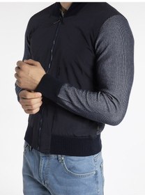 Resim Zegna Erkek Mont Zg96N048 Lacivert-Gri Lacivert - Gri 