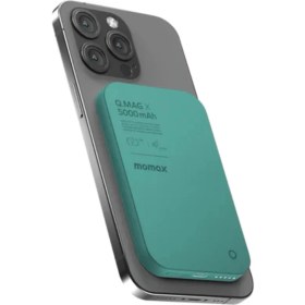 Resim Momax Q.Mag X 5000mah Powerbank -Yeşil 