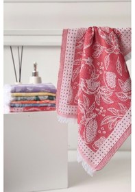 Resim 6'lı Pamuklu Mutfak Kurulama Bezi Seti-karışık Renkli Meyve Desenli Mutfak Peçetesi-45x70 Cm Cokrenklı/cokrenklı Çok Renkli 