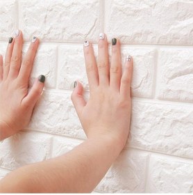 Resim Dancemonkey 3d Kendinden Yapışkanlı Duvar Paneli - 70x77cm, Su Geçirmez, Taş Desenli Mutfak/yatak Odası Pe Köpük 