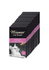 Resim Miamor Cream Malt Yetişkin Kedi Ödülü 11'li 6 x 15 G 