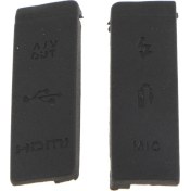 Resim Sharplace Canon 5d2 5d Mark Iı USB Mic Flaş A / V Out Kapak Kauçuk Değiştirme (Yurt Dışından) 