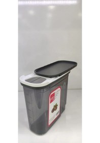 Resim 1.8 Litre Poly Erzak Saklama Kabı Kızaklı Kapak Royaleks-bnm-0650 Diğer 