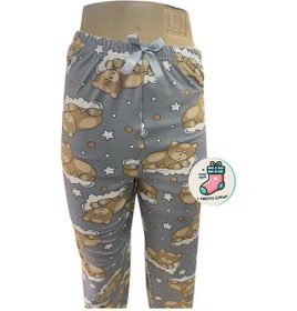 Resim Lüx Unisex Mikro Süet Cepsiz Pijama Altı Tek Alt S4 - Çorap Hediy Gri 