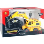 Resim Can-Em Oyuncak Uzaktan Kumandalı Iş Makinesi Dozer Şarjlı Oyuncak Kepçe Excavator 30 cm 