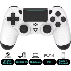 Resim Fortrek Ps 4 Joystick Tablet Telefon Pc Ps4 Uyumlu Titreşimli Oyun Kolu 