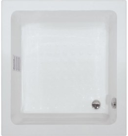 Resim Waterway Toronto Mini Kare Küvet 100x100 H:43 Gövde + Metal Ayak + Ön Panel 