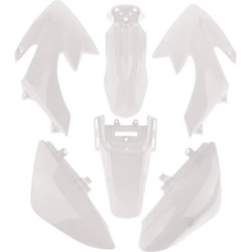 Resim Wetnwind Plastik Muhafız Kaplama Kiti Motosiklet Koruyucu Vücut Çalışma Fairing Kit Beyaz 