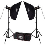 Resim Gdx Hd-200ıı C Bicolor 2'li Işık Seti 200w Video Led Işığı 