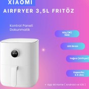 Resim Xiaomi Mi Akıllı Hava Fritözü 3.5l Airfryer 3.5 Lt 