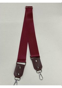 Resim Karantuhafiye Derili Palaska Askı / Polyester Palaska Askı / Palaska Sap / Polyester Çanta Sapı Bordo Bordo 